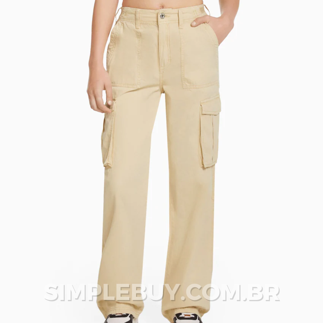 Calça Cargo Feminina - Afine e Modele o Seu Corpo