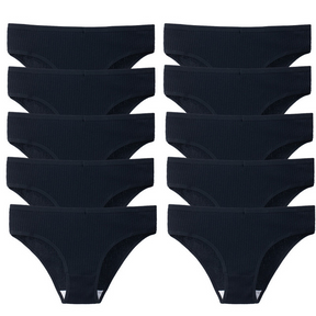 kit 5 Calcinhas Super Confortáveis em Algodão Tecido Luppo - Frete Grátis