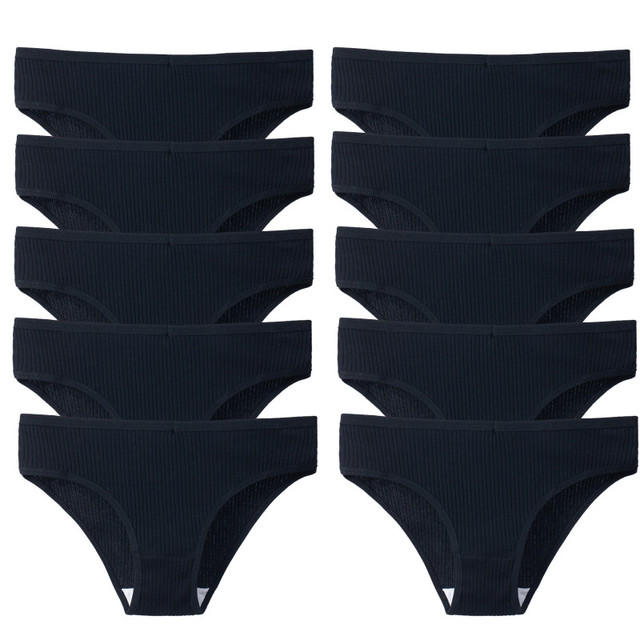 kit 5 Calcinhas Super Confortáveis em Algodão Tecido Luppo - Frete Grátis