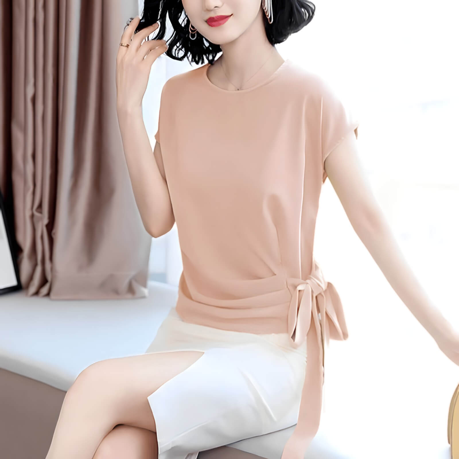 Blusa Feminina com Amarração Belleville