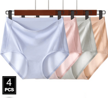 Calcinhas em Seda Gelo / Kit de 4 Peças - JustaWoman