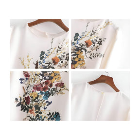 Blusa Elegante de Chiffon Brillant