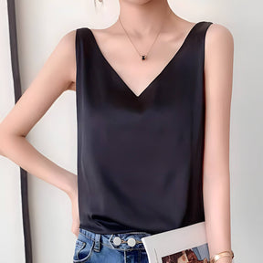 Blusa Regata de Cetim Hyris