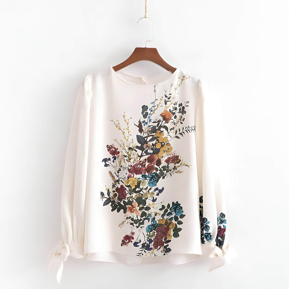Blusa Elegante de Chiffon Brillant