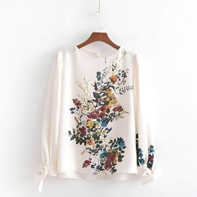 Blusa Elegante de Chiffon Brillant