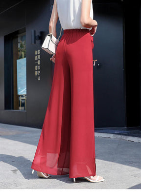 Calça Venezia™ em Chiffon Dupla Camada / A Calça da Mulher que Esbanja Luxo, Leveza & Exclusividade!