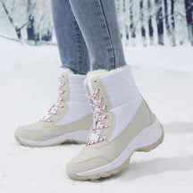 Bota Alto Conforto Peluciada com Cadarço