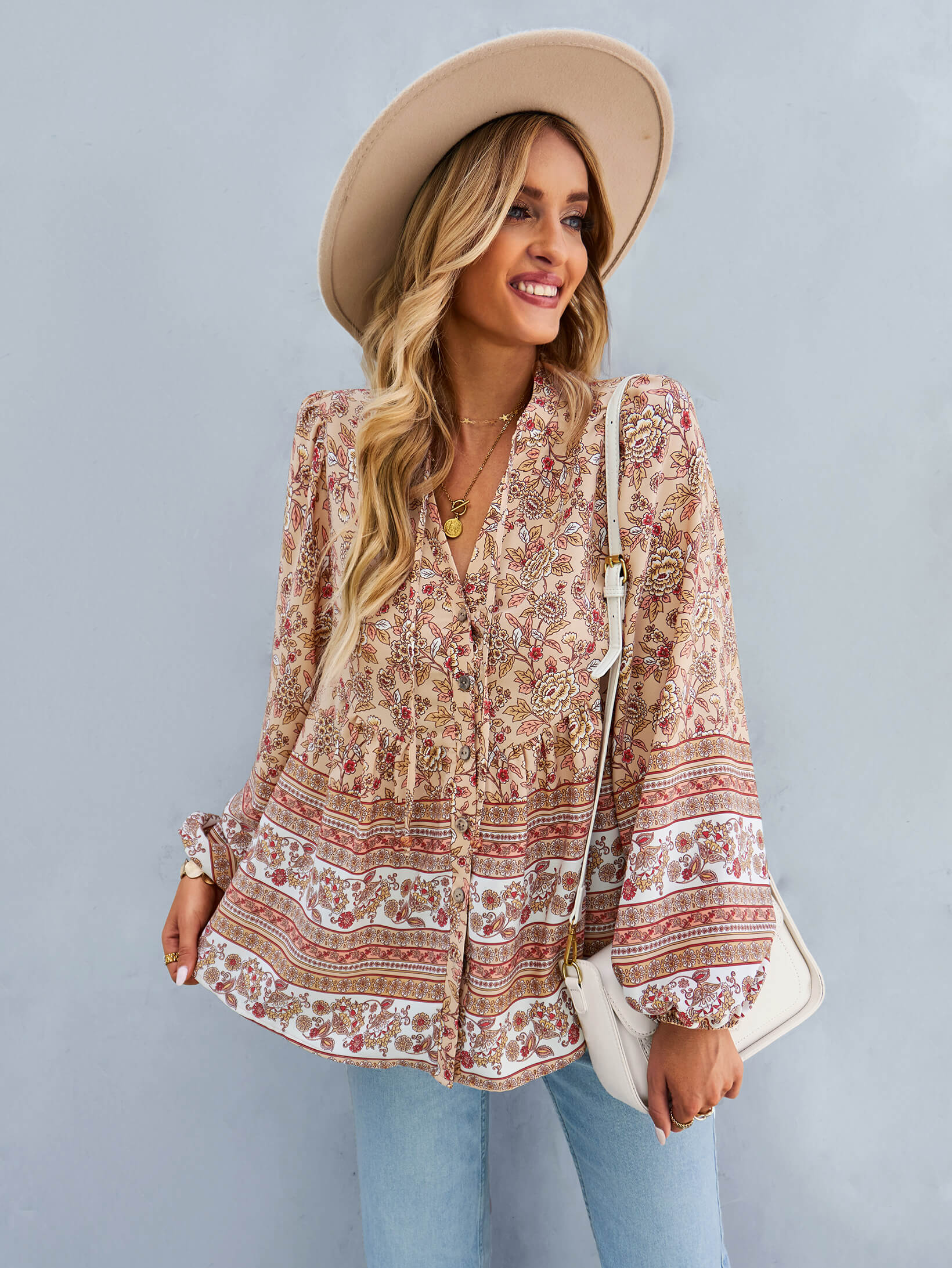 Camisa de Viscose Chéri