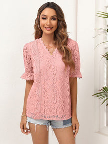 Blusa de Renda Pulsatille