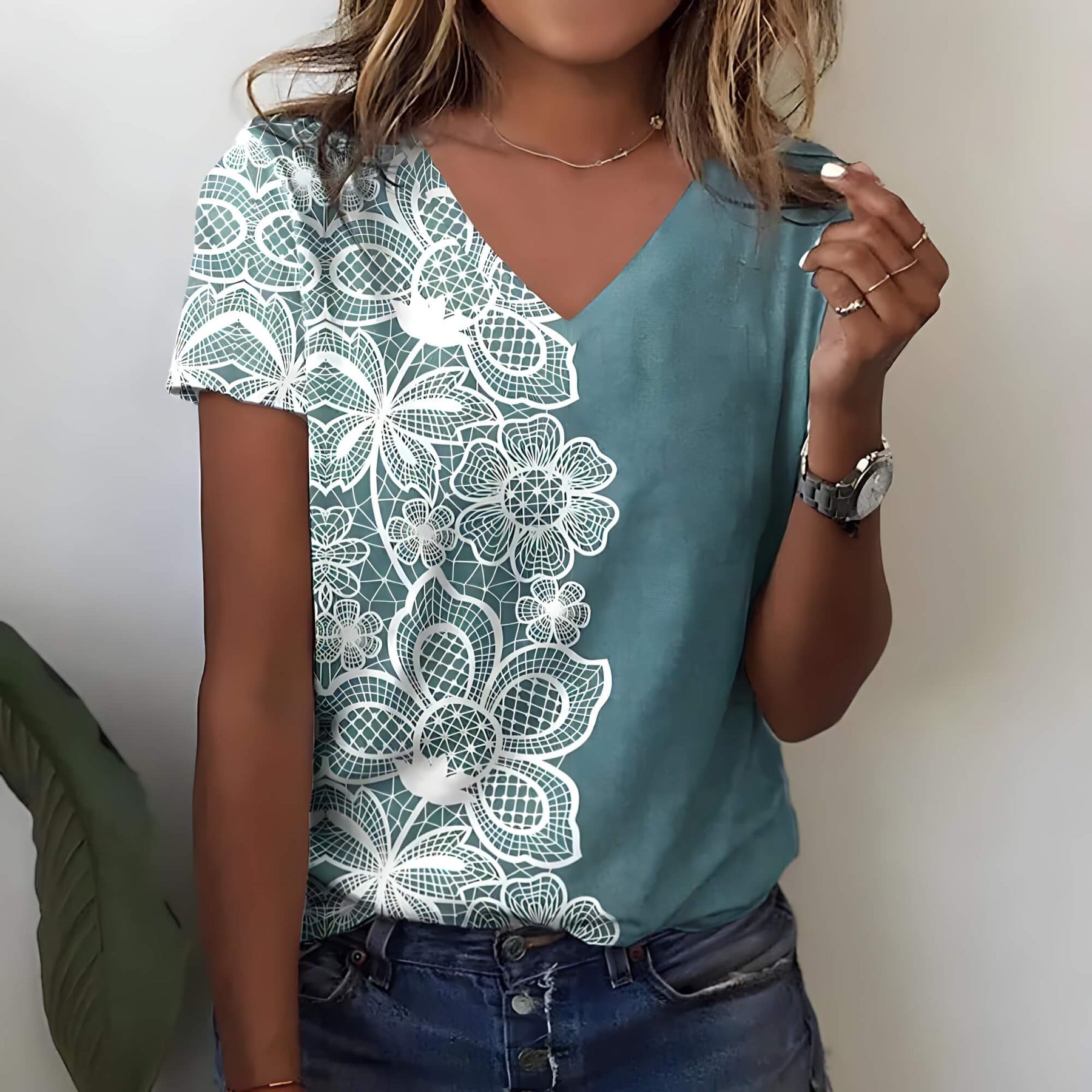 Blusa Feminina Casual Madalena