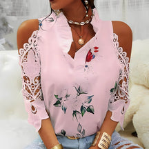 Blusa Casual Ombro Aberto Agapanto