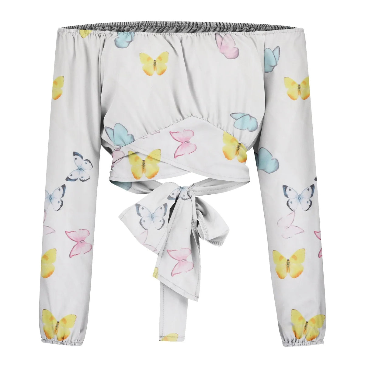 Blusa Flora Estampada com Manga