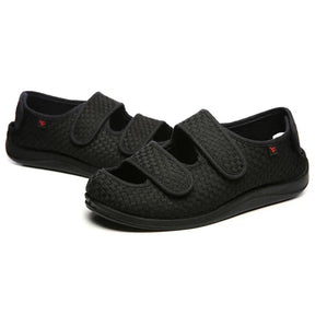 Sandália Unissex Larga e Ajustável Diabetes e Joanetes com Dois Ajustes Frontal e Traseiro