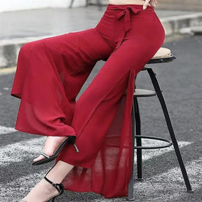 Calça Venezia™ em Chiffon Dupla Camada / A Calça da Mulher que Esbanja Luxo, Leveza & Exclusividade!