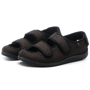 Sandália Unissex Larga e Ajustável Diabetes e Joanetes com Dois Ajustes Frontal e Traseiro