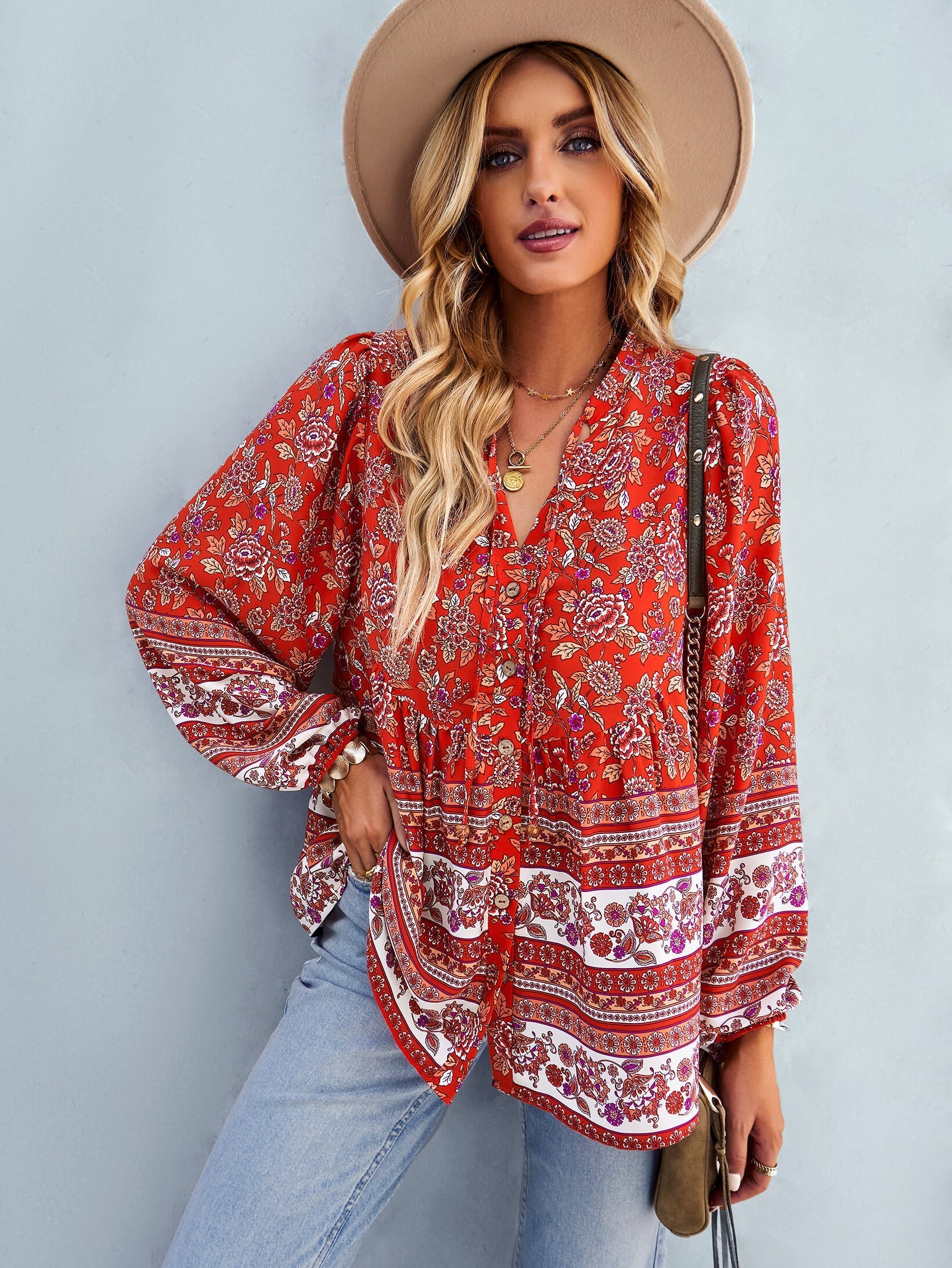 Camisa de Viscose Chéri