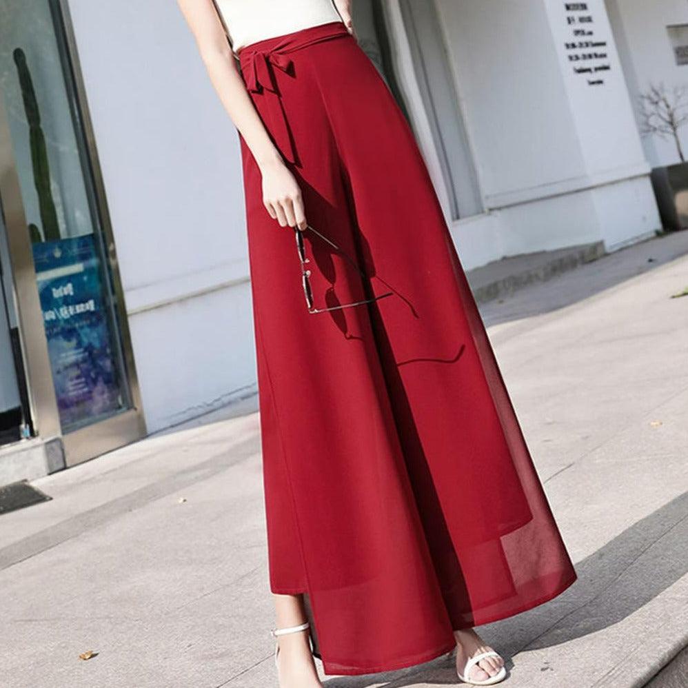 Calça Venezia™ em Chiffon Dupla Camada / A Calça da Mulher que Esbanja Luxo, Leveza & Exclusividade!