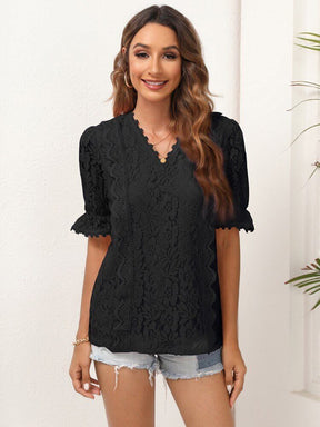 Blusa de Renda Pulsatille