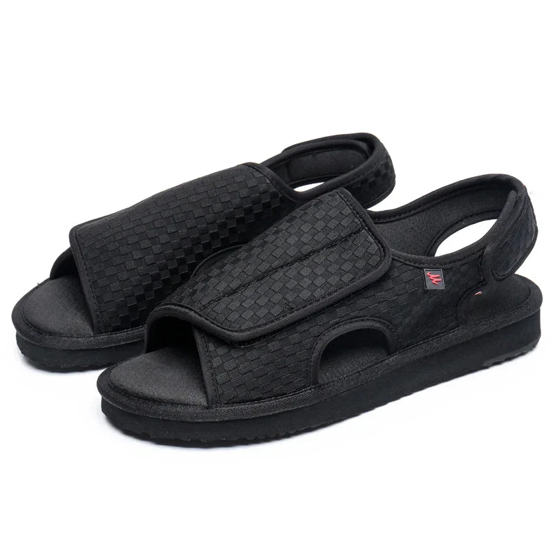 Sandália Unissex Larga e Ajustável Diabetes e Joanetes