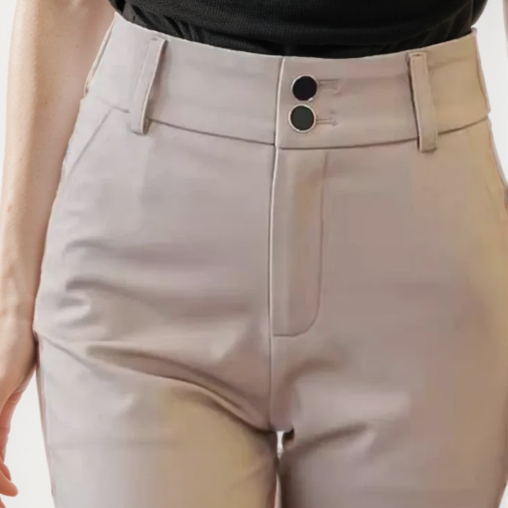 Calças Signature Tailor™ com Estilo Alfaiataria / Elegância Clássica e Cintura Alta