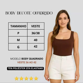 Kit 2 Body Regata Alça Larga - Estilo em Dobro ✨ Pague 1, Leve 2!