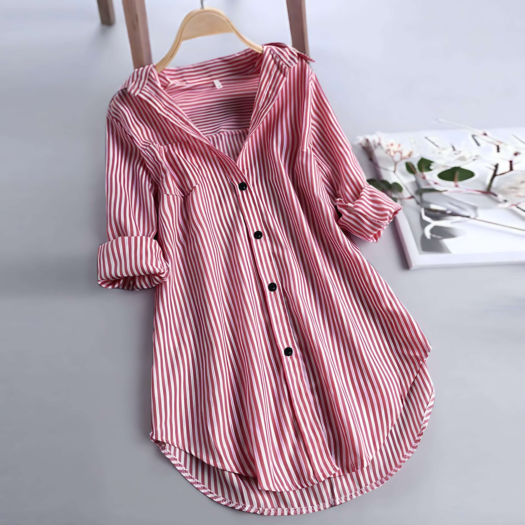 Camisa Feminina Alongada Angel